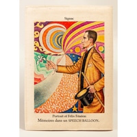 #スピーチバルーン 読書関連小物 ブックカバー 文庫サイズ Signac-F?lix･F?n?on･BE B-514-70