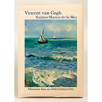 #スピーチバルーン 読書関連小物 ブックカバー 文庫サイズ Gogh-Saintes-Maries･BE B-527-97