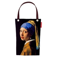 #スピーチバルーン ホルダーv ペットボトルホルダーv 500ｍL Vermeer-Pearl Earring Z-928-65