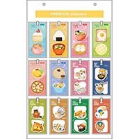 #パインブック 付箋 コビト＆ごちそうふせん 什器セット  z701211