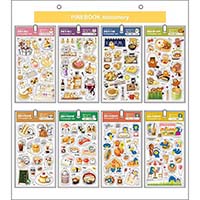 #パインブック シール コビトシール 什器セット  z701611