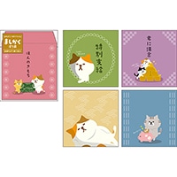 #パインブック 祝儀用品 ましかくぽち袋  ねこ s513011
