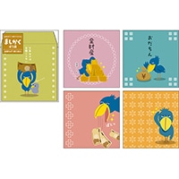 #パインブック 祝儀用品 ましかくぽち袋  ハシビロコウ s513014