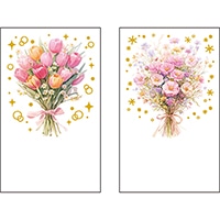 #パインブック レター トレぺミニカード･フラワー  ピンク s603012