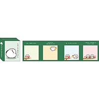#パインブック 付箋 4コマまんが本ふせん  シマエナガ s604013