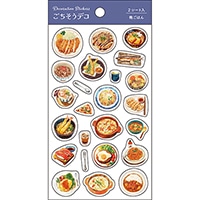 #パインブック シール トレペシール･ごちそうデコ  晩ごはん t602013