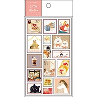 #パインブック シール トレペシール･リトルアトリエ  ピンク t606011