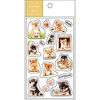 #パインブック シール トレペシール･アニマル  柴いぬ t608013