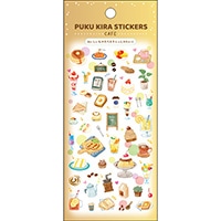 #パインブック シール ぷくキラシール  カフェ t622011