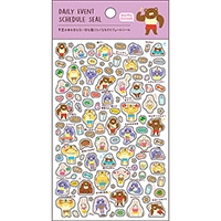 #パインブック シール 金箔スケジュールシール  マッチョアニマル t629011