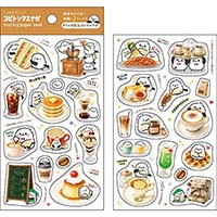 #パインブック シール コビトシール  シマエナガ・カフェ t701115