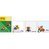 #パインブック(国内販売のみ） メモ バターマスター･メモ帳  ヒーローと泥棒 u605012