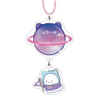 #サザンDSクリエイト キ－ホルダ－ 惑星とおばけキ－チェ－ン  ねこおばけ 19982