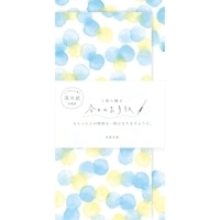 #古川紙工 レターセット 今日のお手紙 便箋4枚 縦封筒2枚入 水玉 LIK25