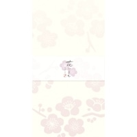 #古川紙工 封筒 封筒 美濃和紙花ごろも 5枚入 紅梅 LE133