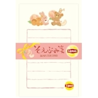 #古川紙工(国内販売のみ) レターセット そえぶみ箋  ピーチティー LS597
