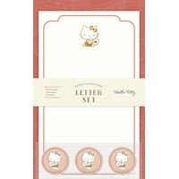#古川紙工(国内販売のみ） レター 箔押しミニレターセット  ハローキティ SS75