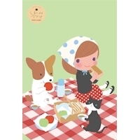 #古川紙工(国内販売のみ） カード ポストカード  PICNIC HJ095