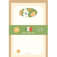 #古川紙工 レター ミニレターセット･イタリア  パンわんこ LT741