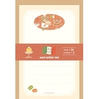 #古川紙工 レター ミニレターセット･イタリア  デザートくま LT743