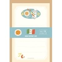 #古川紙工 レター ミニレターセット･イタリア  パスタわんこ LT744