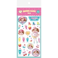 #古川紙工(国内販売のみ） シール 透明シールシート  ダイナーカフェ QS352