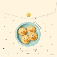 #古川紙工(国内販売のみ） ポーチ こぐまいたんカフェ･ホック付ポーチ  ぱくべぇー QE195