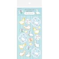 #古川紙工 シール シールシート  オハナとアヒル QS367