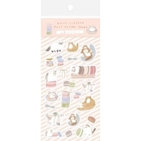 #古川紙工(国内販売のみ） シール トビマツショウイチロウ･箔押しシールシート  マカロン QS377