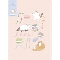 #古川紙工(国内販売のみ） クリアファイル トビマツショウイチロウ･クリアファイル A5 マカロン QE213