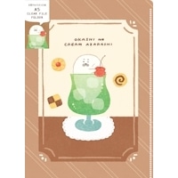 #古川紙工 ファイリング用品 クリアファイル A5（2PK） クリームアザラシ QE293