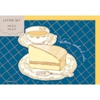 #古川紙工(国内販売のみ） レター 箔押ミニレターセット  ヴィクトリアケーキ LT796