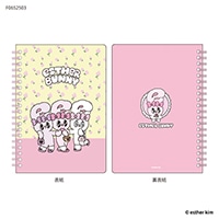 #フタバ(国内販売のみ） ノート エスターバニー･リングノート B6 ローズ F0652503