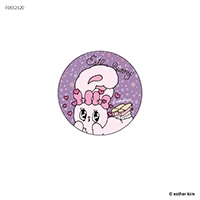 #フタバ(国内販売のみ） 身辺雑貨 エスターバニー･缶バッジ  ラブリー F0652520