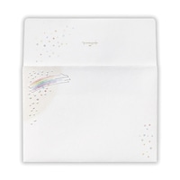 #日本ホールマーク 封筒 パッド用封筒MY WISH虹Ⅱ 1柄4枚 ・ハガキが入る大きさです 819538