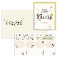 #日本ホールマーク(国内販売のみ） カード 多目的･スヌーピー寄せ書きスヌーピー  スヌーピー寄せ書きスヌーピー 849658