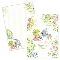 #日本ホールマーク(国内販売のみ） レター 便箋 箔加工 バラに包まれて 851606