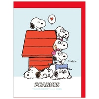 #日本ホールマーク(国内販売のみ） カード 立体バースデー・スヌーピー UV加工 兄弟と犬小屋 852726