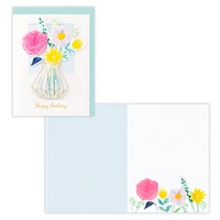 #日本ホールマーク(国内販売のみ） カード バースデー･クリアベース 箔加工,エンボス加工 ブルー 852795