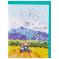 #日本ホールマーク(国内販売のみ） カード サンキュー・箔 箔加工 太陽と山並み 852849