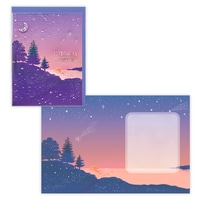 #日本ホールマーク(国内販売のみ） カード サンキュー・箔 箔加工 夕暮れの森 852856