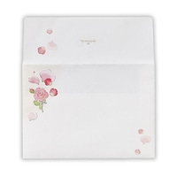 #日本ホールマーク(国内販売のみ） レター 封筒･MY･WISH エンボス・ブロンズ加工 ローズ 854157