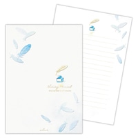 #日本ホールマーク(国内販売のみ） レター 便箋・羽根とインク 箔加工（表紙）,エンボス・ブロンズ加工 2 854188