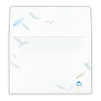 #日本ホールマーク(国内販売のみ） レター 封筒・羽根とインク エンボス・ブロンズ加工 2 854195