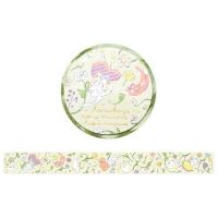 #表現社 マスキングテープ 箔押しマスキングテープ  はるかぜにのるみんな 21-046