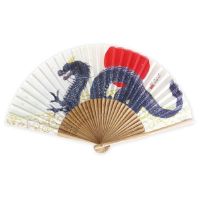 #表現社 身辺雑貨 扇子  陽光・龍・金雲 21-632