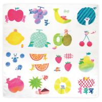 #表現社 身辺雑貨 いといゆきハンカチ  FRUITS 26-996