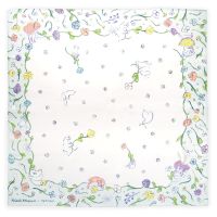 #表現社 身辺雑貨 北澤平祐ハンカチ  はるかぜにのるみんな 26-997