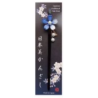 #表現社 身辺雑貨 日本美かんざし  青 33-901