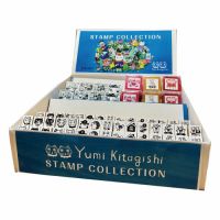 #サンビー スタンプ 北岸由美ゴム印・浸透印スタンプセット 什器付  ktgs-set